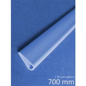 Plakátsín 700mm - műanyag - fehér <13mm széles>