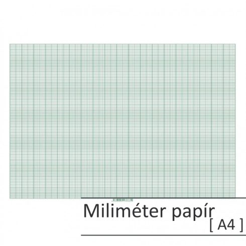 Milliméter papír A4 <10ív/csom>