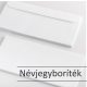 Boríték NÉVJEGY fehér 70x117mm EURO <100db/csom>