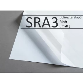   Matt (fehér), poliészteralapú lézercímke - SRA3 - Fasson <100ív/dob>
