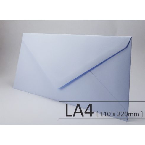 Kreatív boríték - Gmund cotton - gentlemen blue - 110g - LA4 <110x220mm>