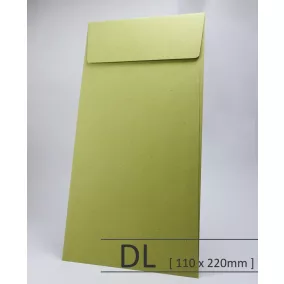 Kreatív boríték - Crush - oliva - DL <110x220mm>