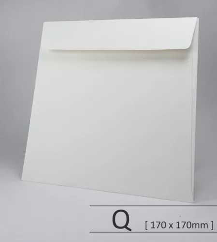 Kreatív boríték - Rives Tradition - ragyogó fehér - Q <170x170mm>