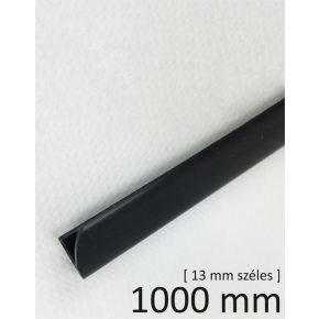 Plakátsín 1000mm - műanyag - fekete <13mm széles>