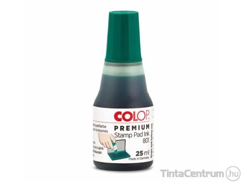 Bélyegzőfesték - 25ml ZÖLD Colop