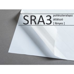   Fényes (átlátszó), poliészteralapú lézercímke - SRA3 - euroLabels <100ív/dob>