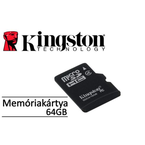 Memóriakártya MicroSDHC 64GB - Kingston Class10