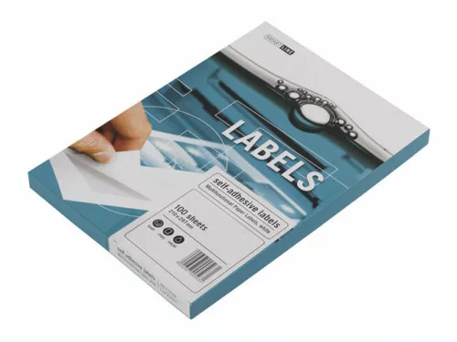 Matt (fehér), poliészteralapú lézercímke - A4 - euroLabels <100ív/dob>