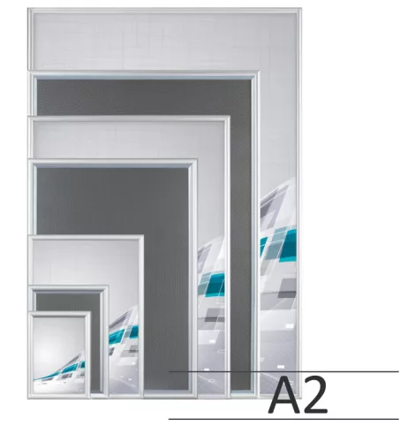 Clic Clac aluminium keret A2 /Szürke keret/ - 25mm