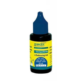 Bélyegzőfesték - 25ml KÉK Stanger