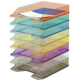 Irattálca műanyag VÍZTISZTA