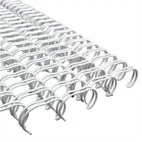 Fémspirál FEHÉR  6,4mm 3:1 <100db/doboz>