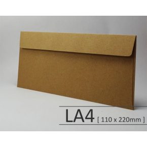   Kreatív boríték - SH Recycling - barna/szürke - LA4 <110x220mm>