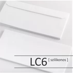 Boríték LC6 szilikon bélésnyomott <1000db/dob>