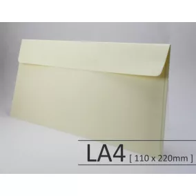   Kreatív boríték - IQ Color - elefántcsont - LA4 <110x220mm>