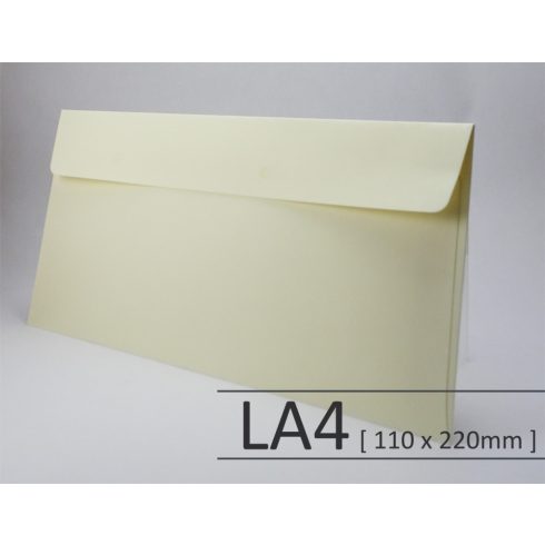 Kreatív boríték - IQ Color - elefántcsont - LA4 <110x220mm>